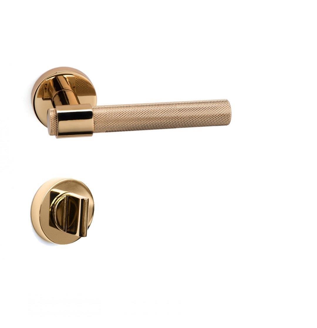 Axel-t Kapı Kolu Rozetli Altın - Wc Tipi