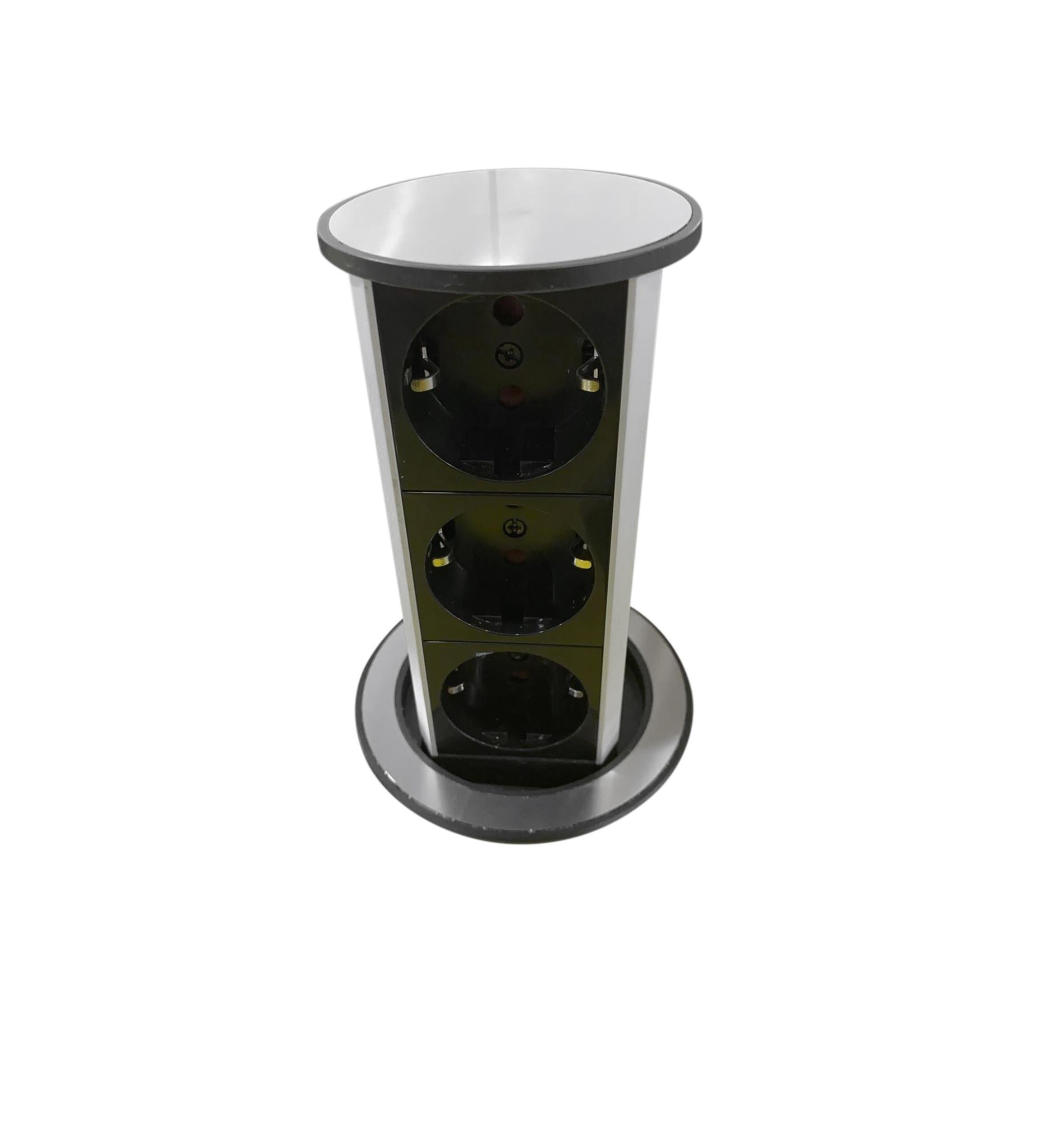 Bas-aç Pop-up Otomatik Çıkan Ada Tipi Silindir Priz Sistemi