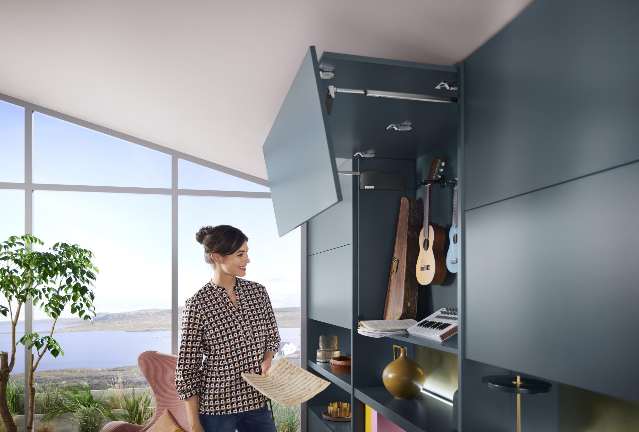 Blum Aventos Çiftli Kalkar Kapak Hf 28-39