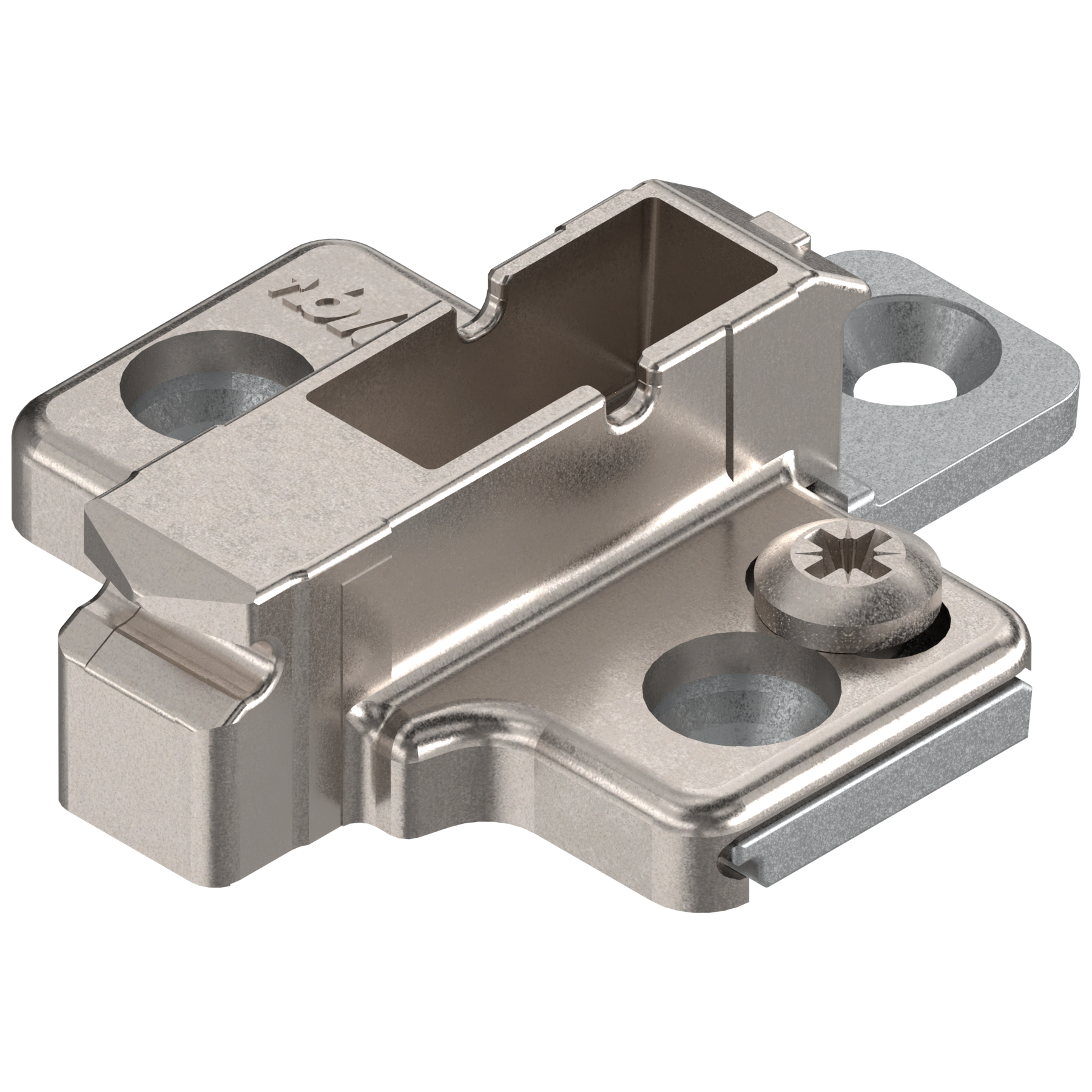 Blum Clip Menteşe Tabanı, Haç tipi, 6 mm, Zamak, Vidalı 175H9160