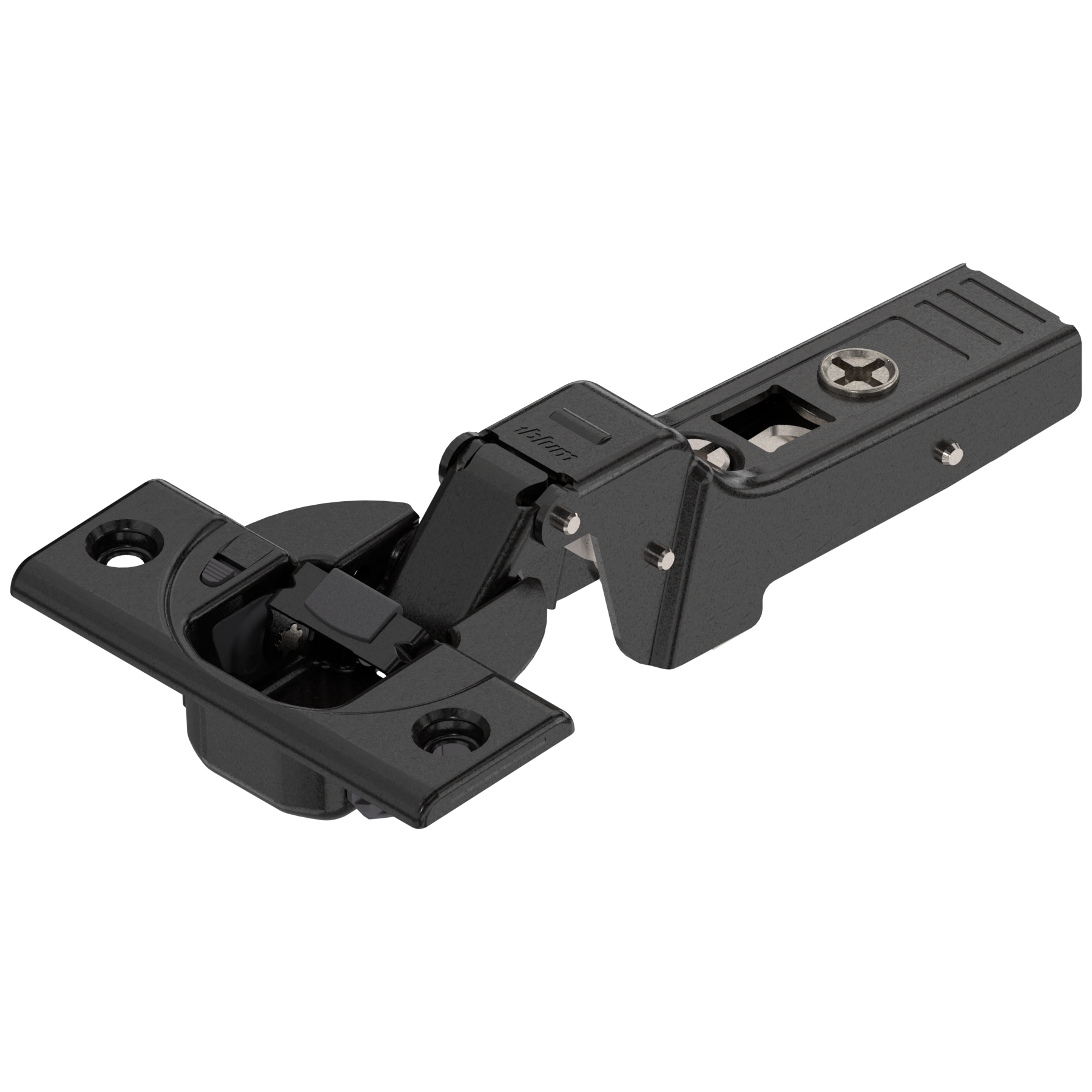Blum Clip Top Blumotion Yarım Deve Menteşe Kalın Profil Kapak Onyx Siyah 71B9650 + 174H7100