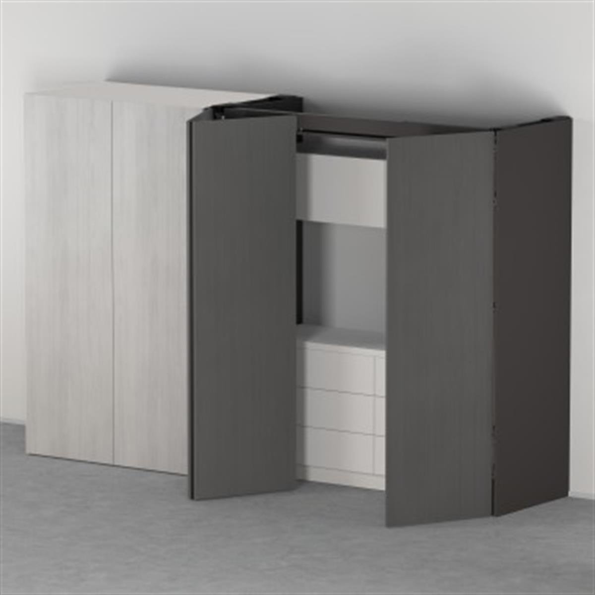 Blum Revego Uno + Duo Açılır ve Katlanır İçeri Kayar Kapak Sistemi