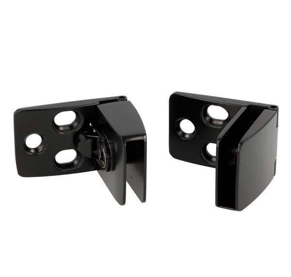 Cam Kapak Menteşesi U Tipi-siyah Kaplamalı