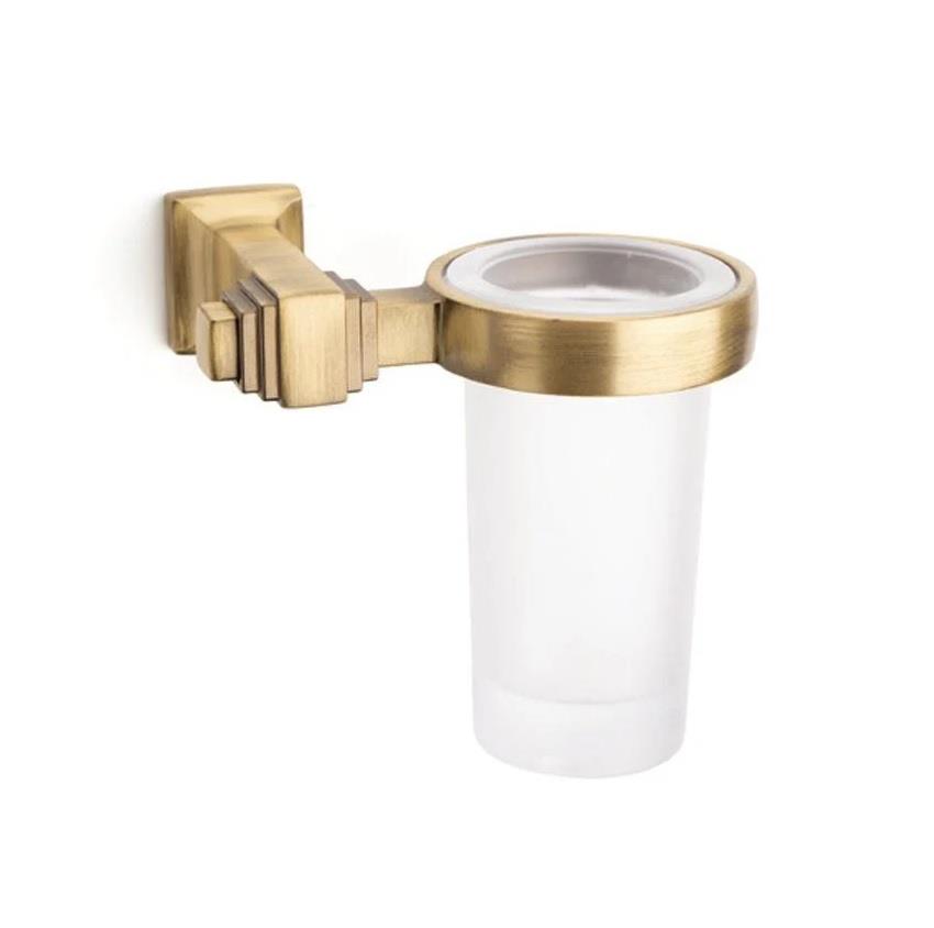 Castle Antik Sarı Diş Fırçalık Duvara Montajlı