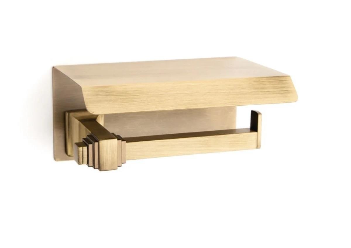 Castle Antik Sarı Geniş Kapaklı Tuvalet Kağıtlığı