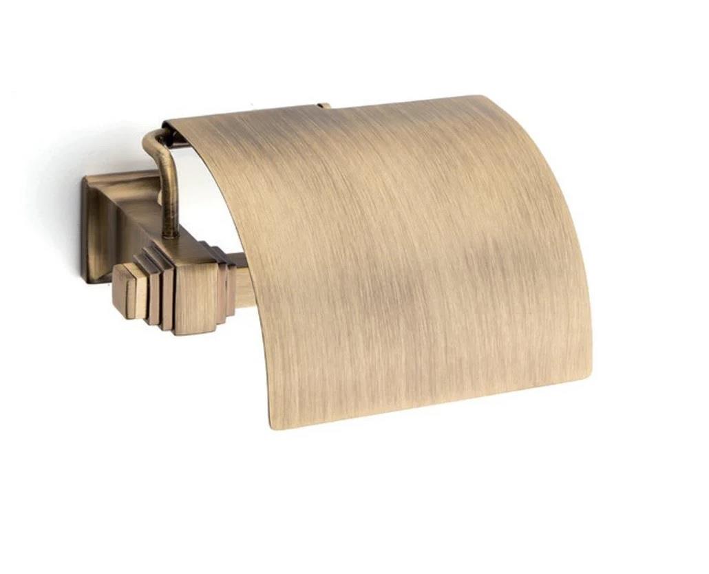 Castle Antik Sarı Kapaklı Tuvalet Kağıtlığı