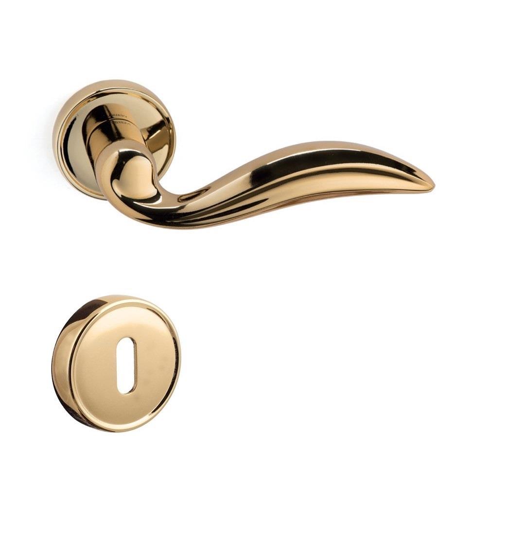 Diana Rozetli Kapı Kolu Parlak Altın - Oda