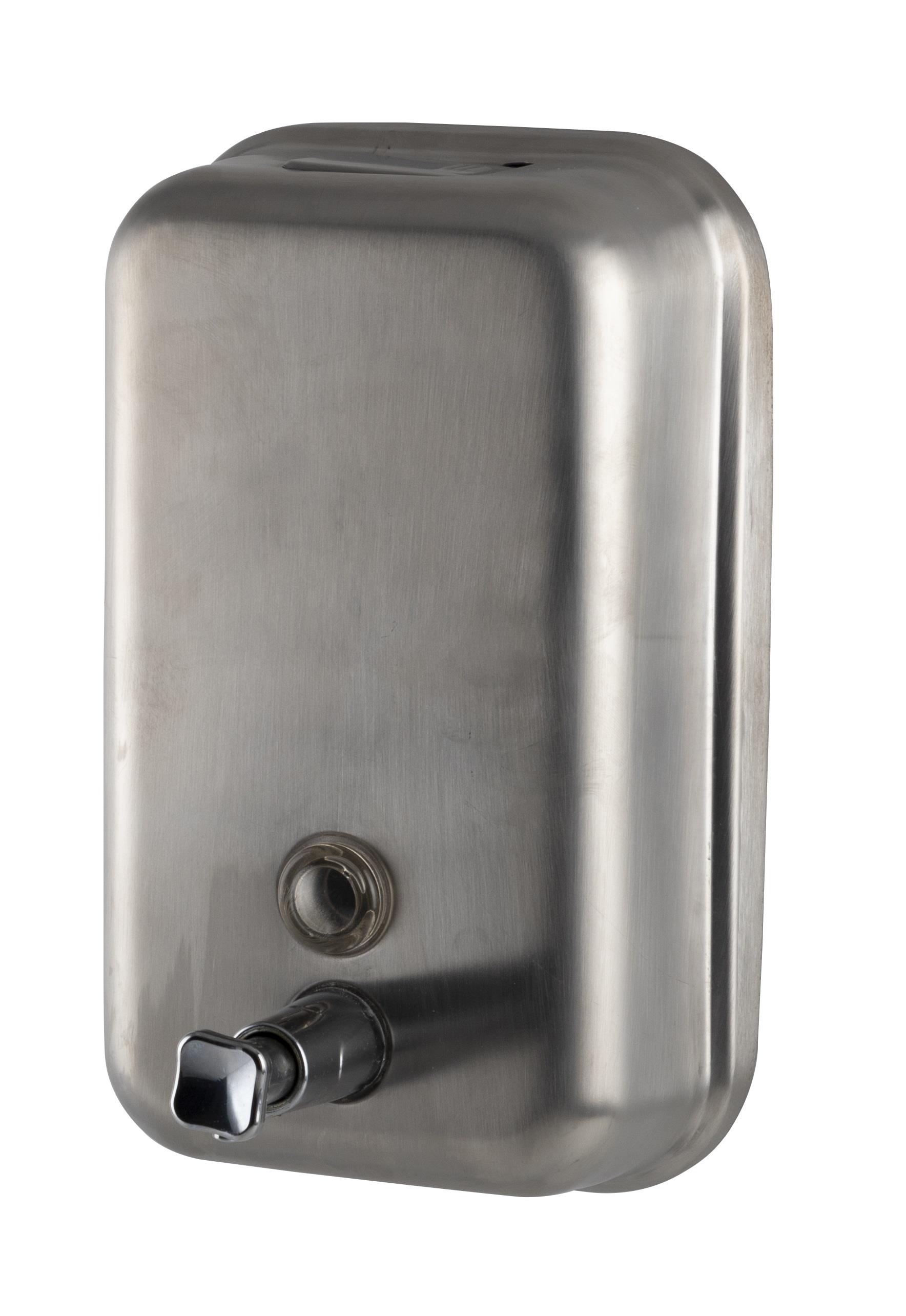 Dikey Sıvı Sabunluk Butonlu Saten 500 Ml