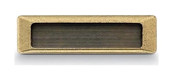 Gömme Kulp Kare Antik Bronz 128 Mm