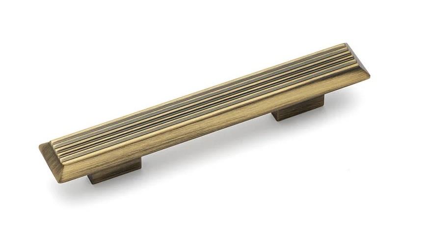 Line Çizgili Antik Bronz Kulp 96 mm. 209000