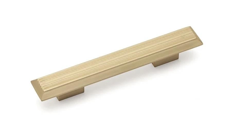 Line Çizgili Mat Altın Kulp 96 mm. 209000