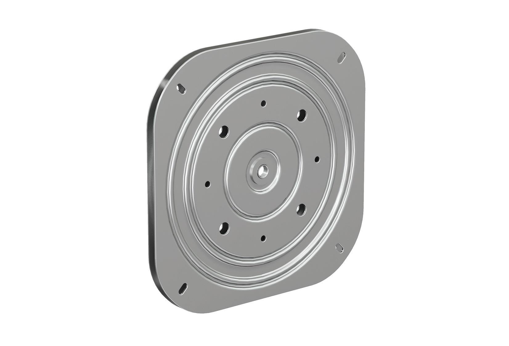 Metal Döner Tv Tabure Altlığı 260*260*12 Mm 0065