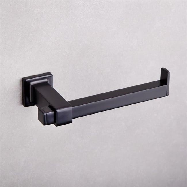 Orkide Mat Siyah Açık Tuvalet Kağıtlığı