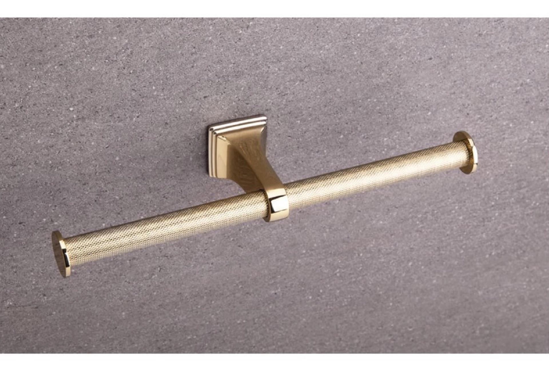 Park İkili Wc Kağıtlık Gold Parlak Altın 