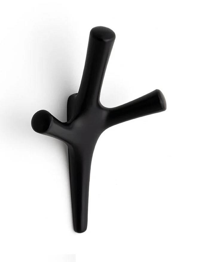 Portmanto Askısı Mayal Üçlü Mat Siyah 202075