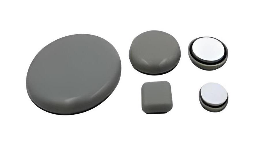 Sandalye Koltuk Keçesi Teflon Plastik Yapışkanlı 28 Mm.-12 Adet