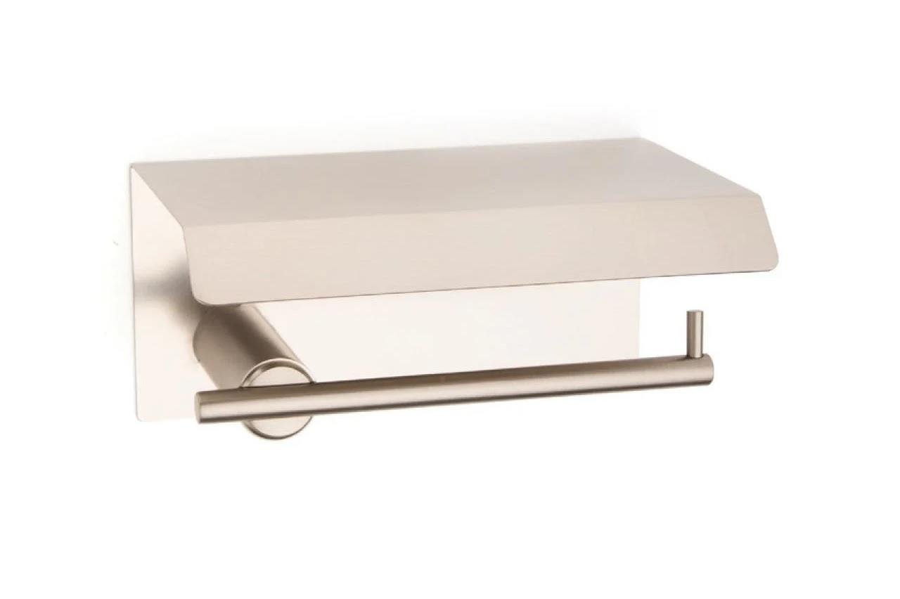 Tech Geniş Kapaklı Tuvalet Kağıtlığı İnox Kaplama