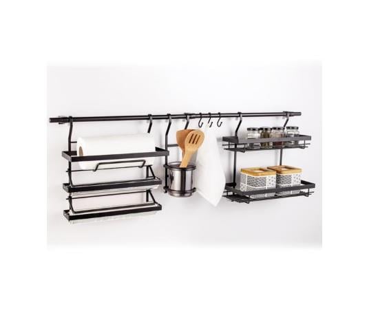 Tezgah Arası Aksesuarlık Seti Mat Siyah