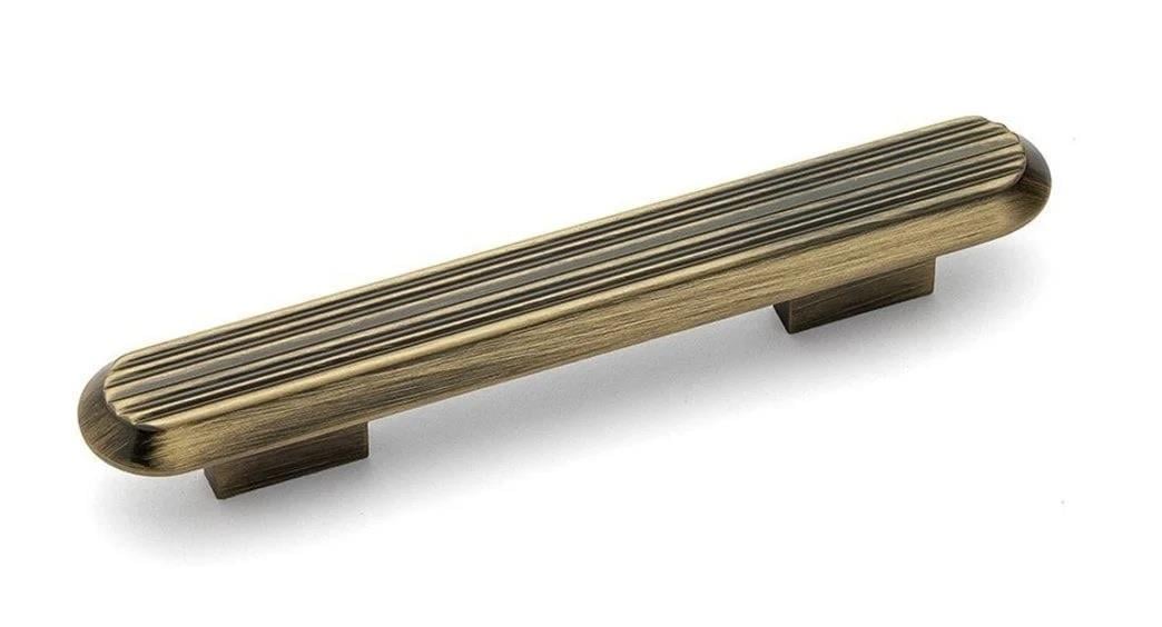 Tire Çizgili Antik Bronz Kulp 96 mm. 209004