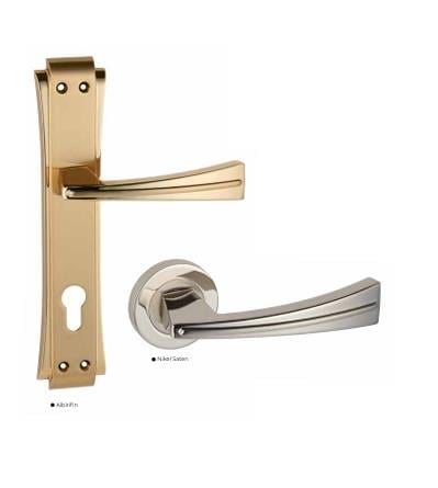 Venüs Aynalı & Rozetli Kapı Kolu