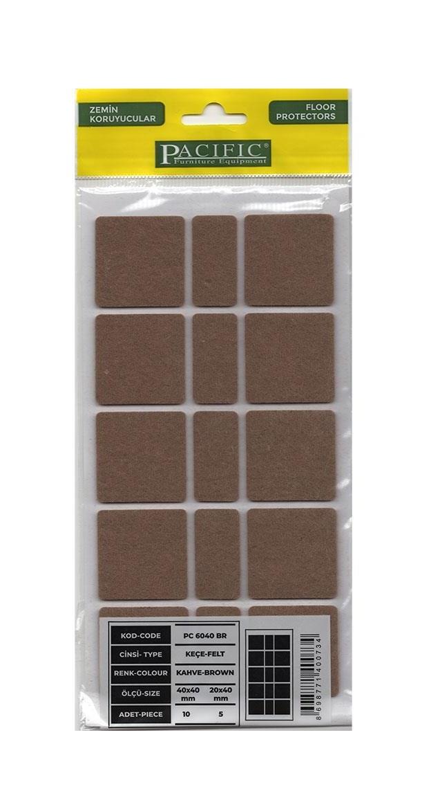 Yapışkanlı Keçe Zemin Koruyucusu 40*40 Mm-5 adet