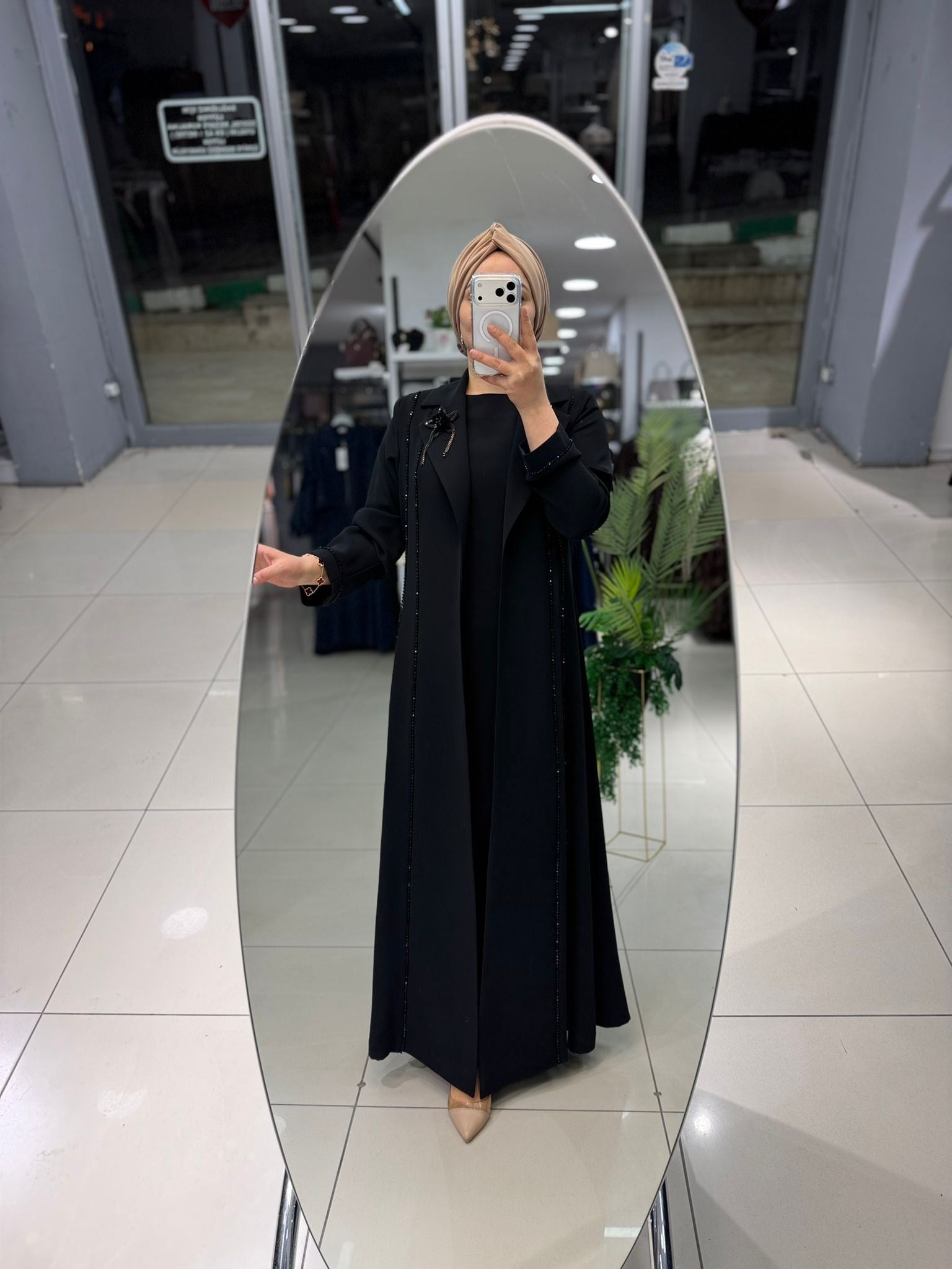 2603 Abaya Elbise