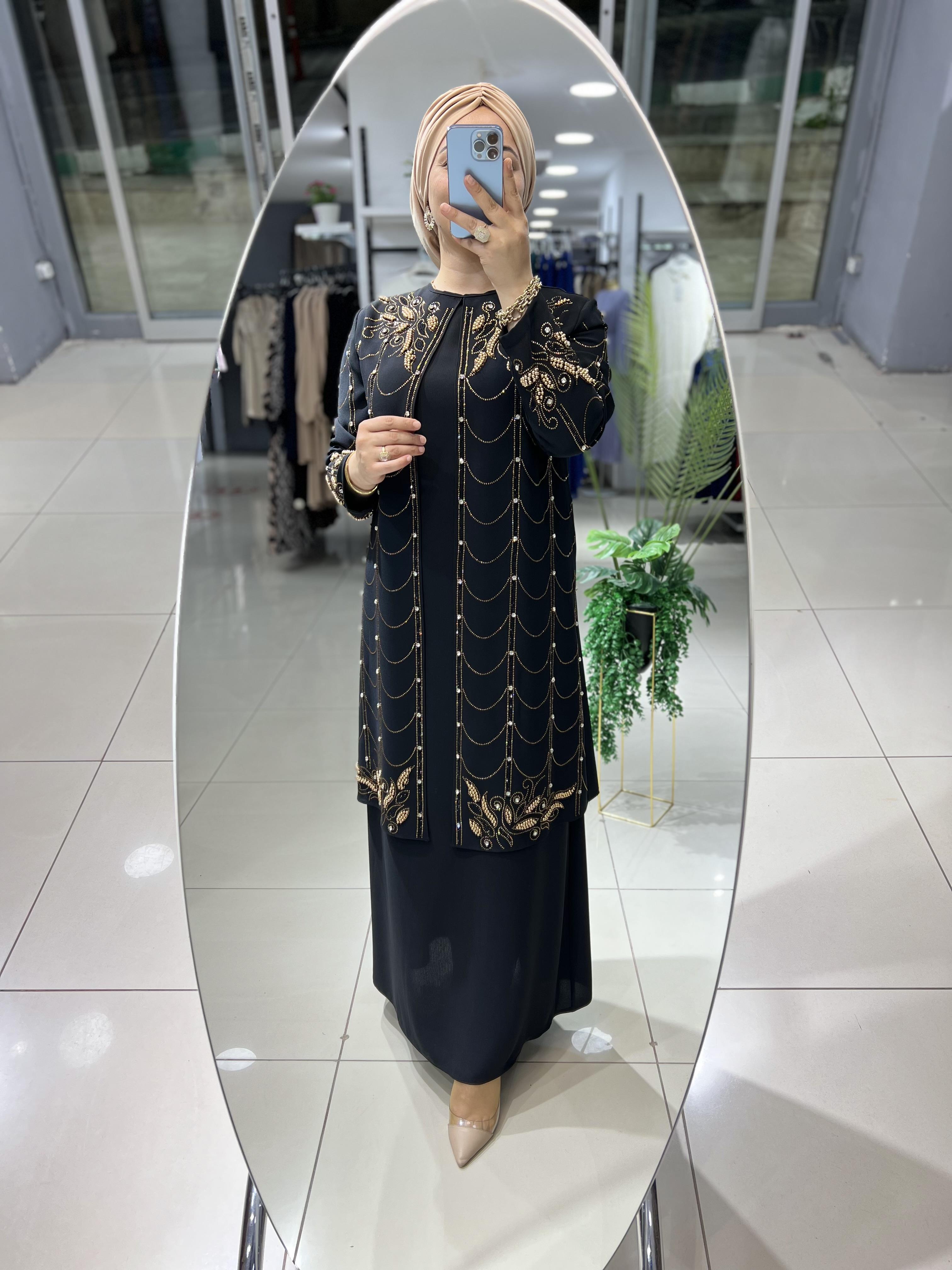 3115 Abaya Elbıse
