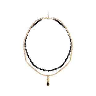 Charm Detaylı Jade Kolye