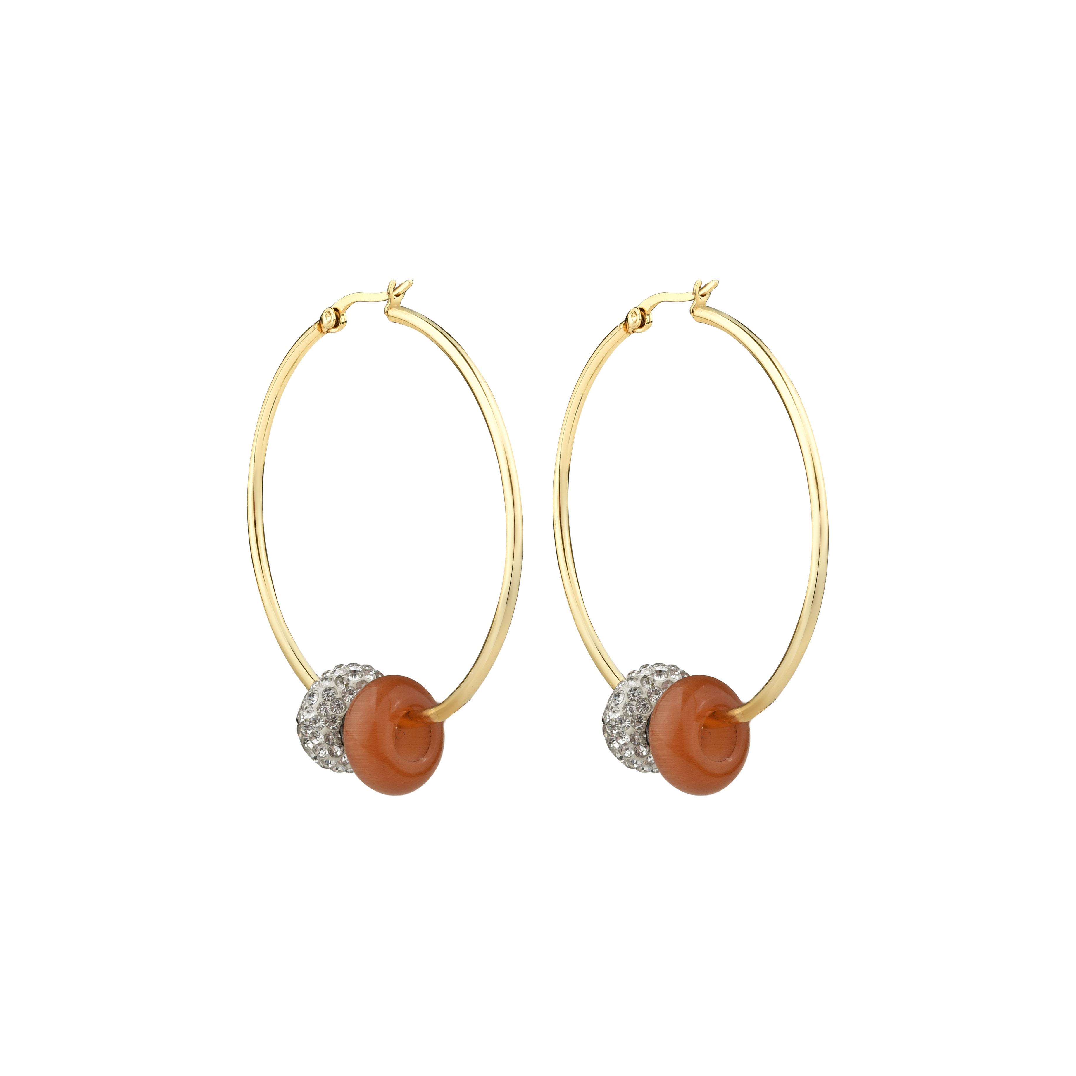 Gold Charm Küpe