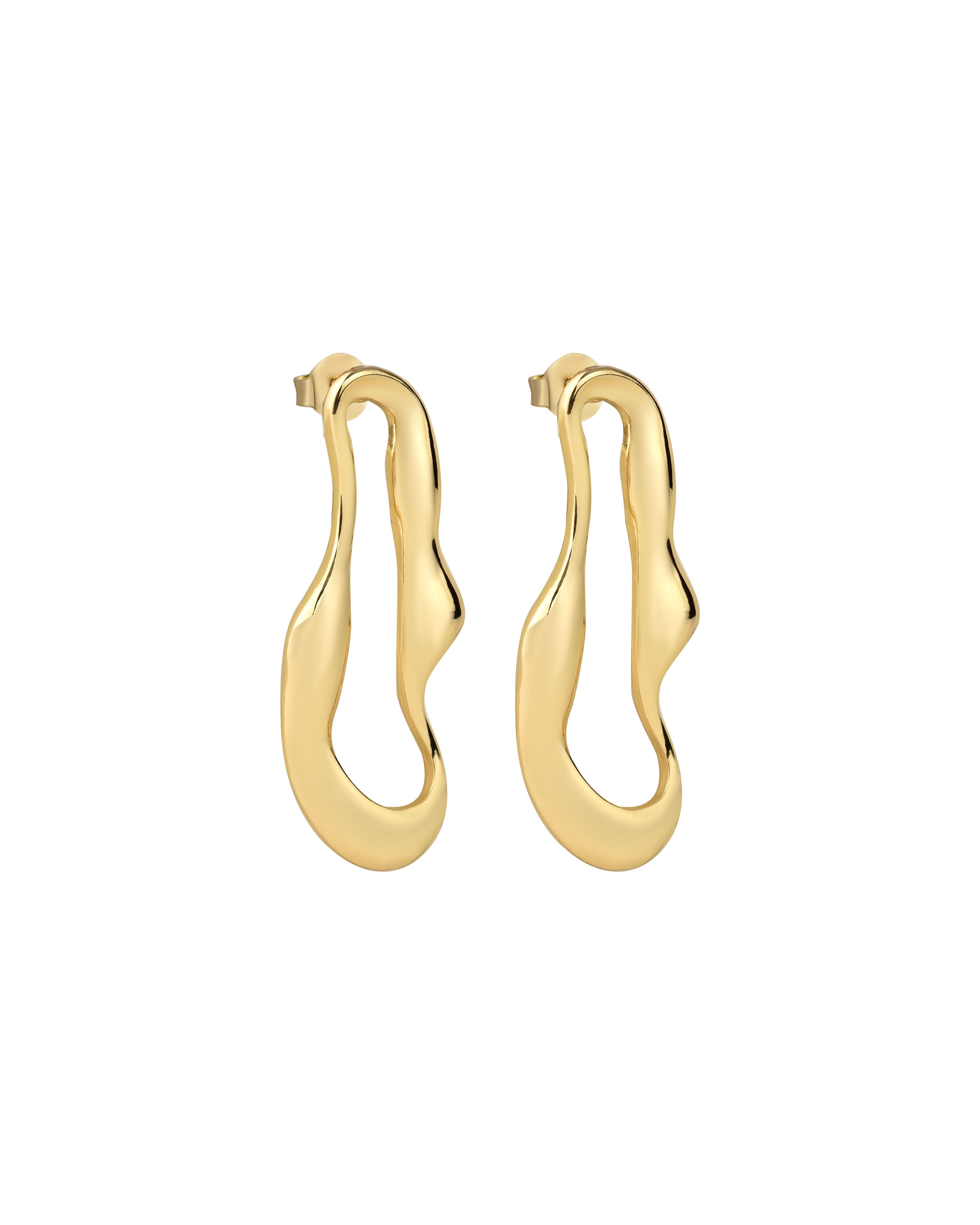 Gold Figürlü Küpe