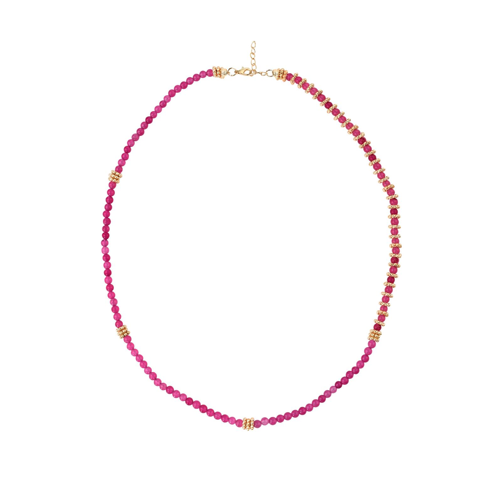 Pembe Jade kolye