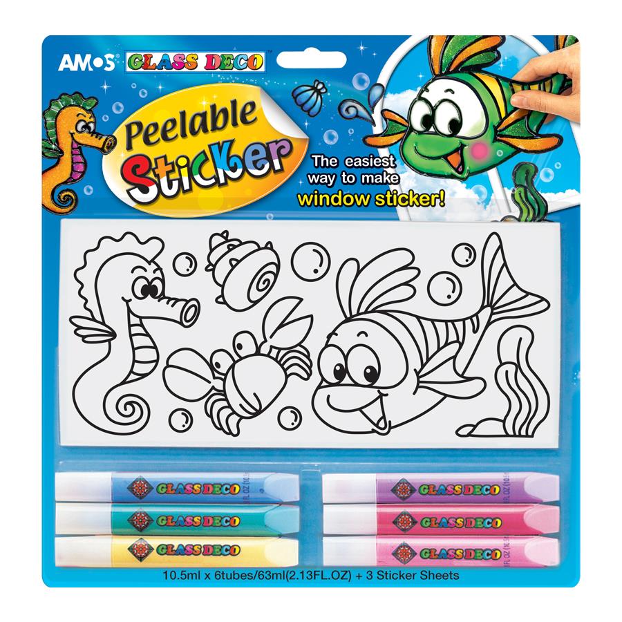 Amos Peelable Stickers Ps10B6-D1