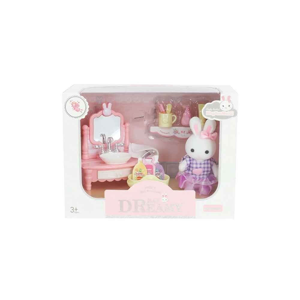 Bay Dreamy Mini Tavşan Aksesuarlı Lavabo Seti 6621 5