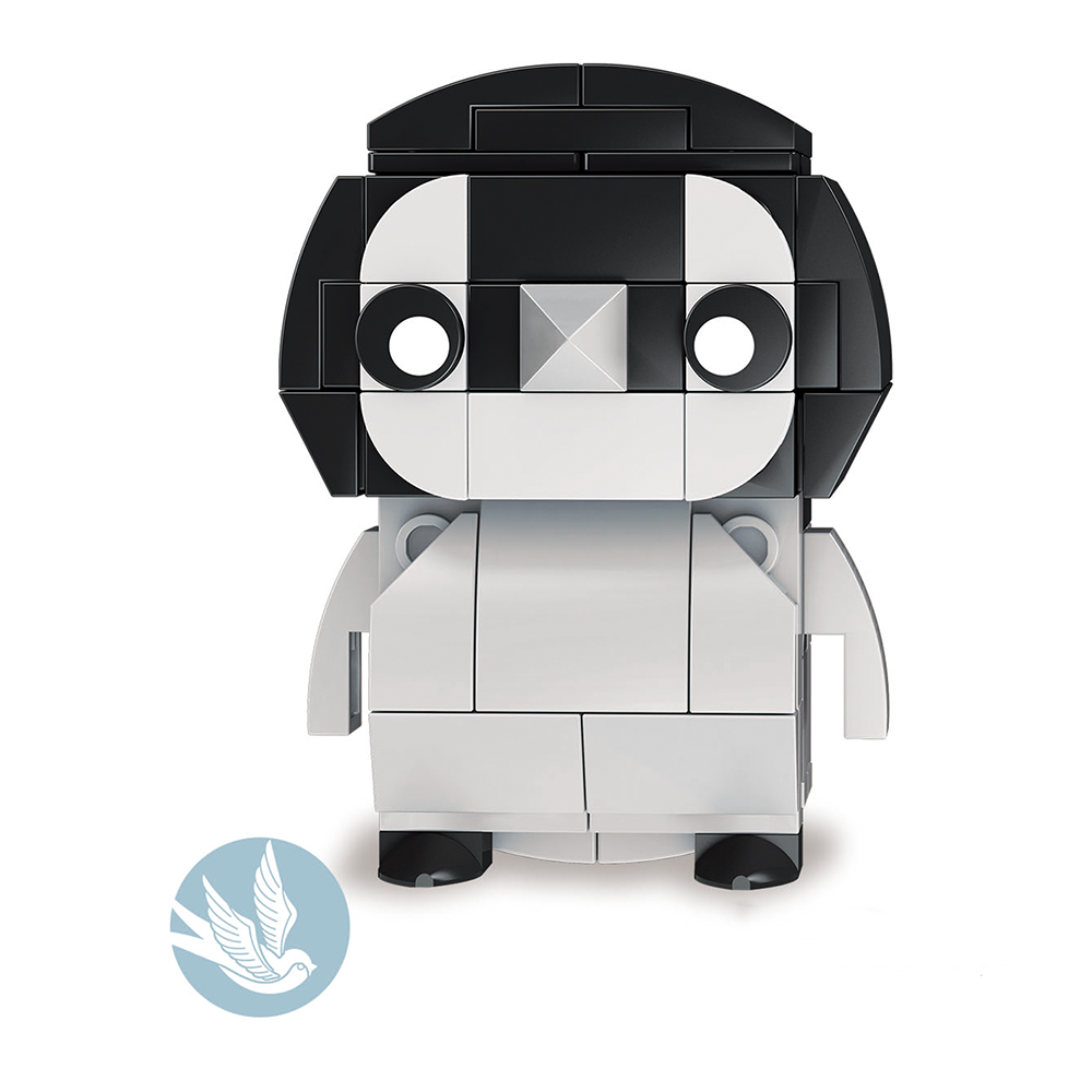 Blok Hayvan Figürleri - Penguen 83 Parça