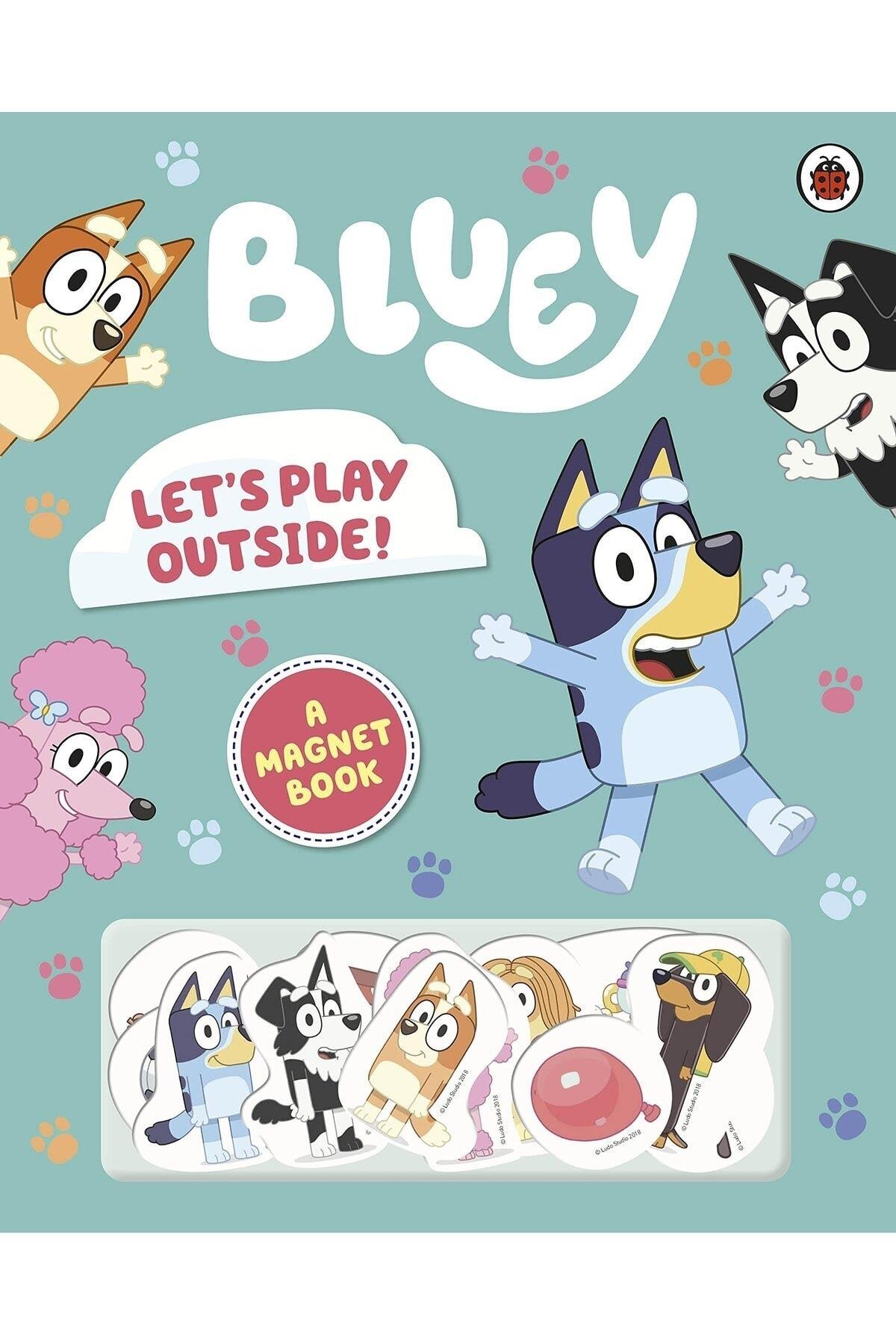 Bluey: Let's Play Outside : Magnet Book