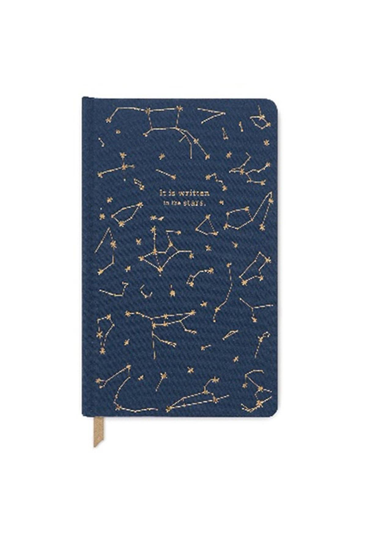 Bookcloth Hardcover Journal It Is Wrıtten In The Stars - Lac