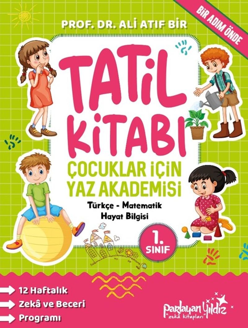 Çocuklar İçin Yaz Akademisi 1.Sınıf Tatil Kitabı