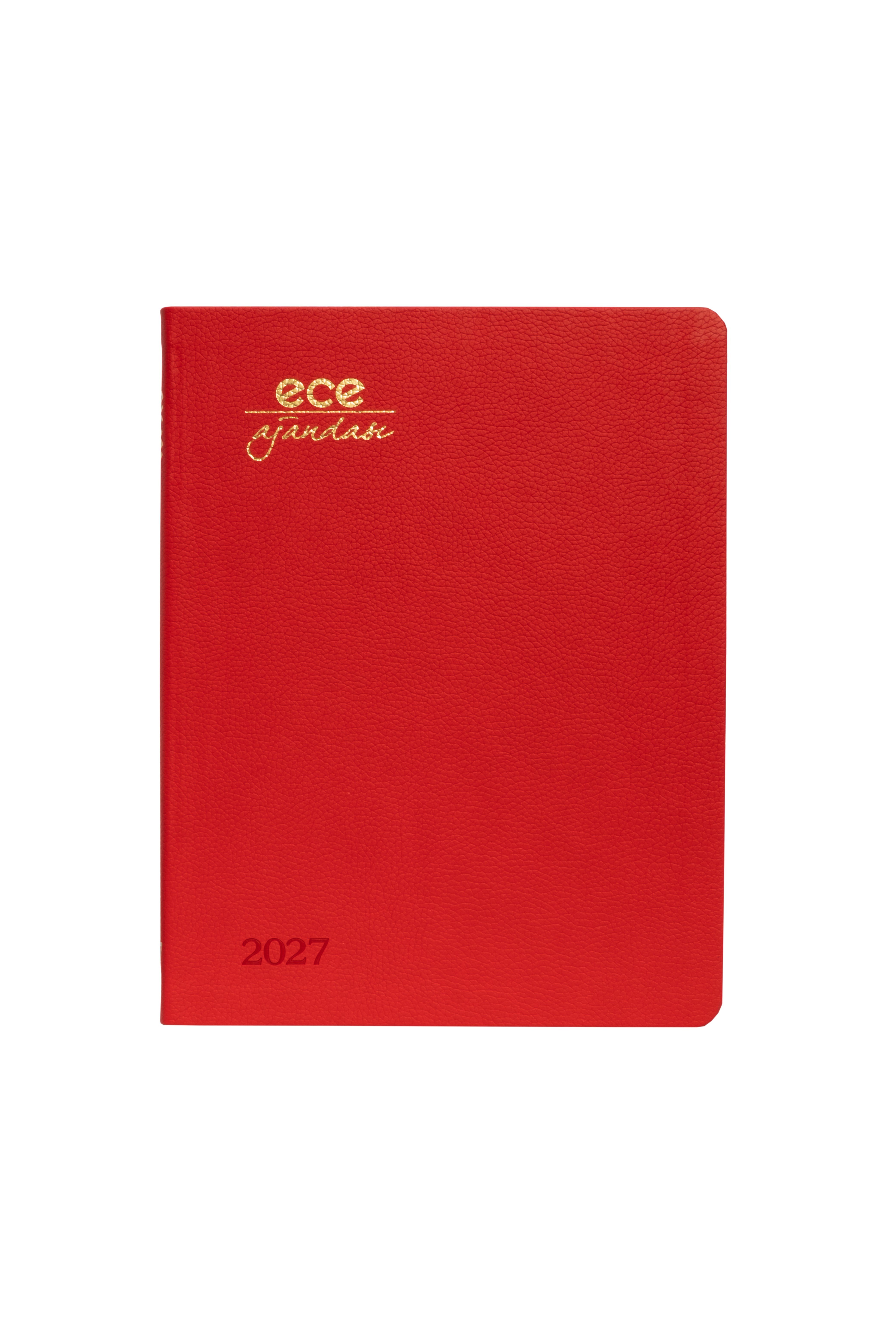 Ece-Alaçatı 2027 Kırmızı Haftalık 18,5X23,5