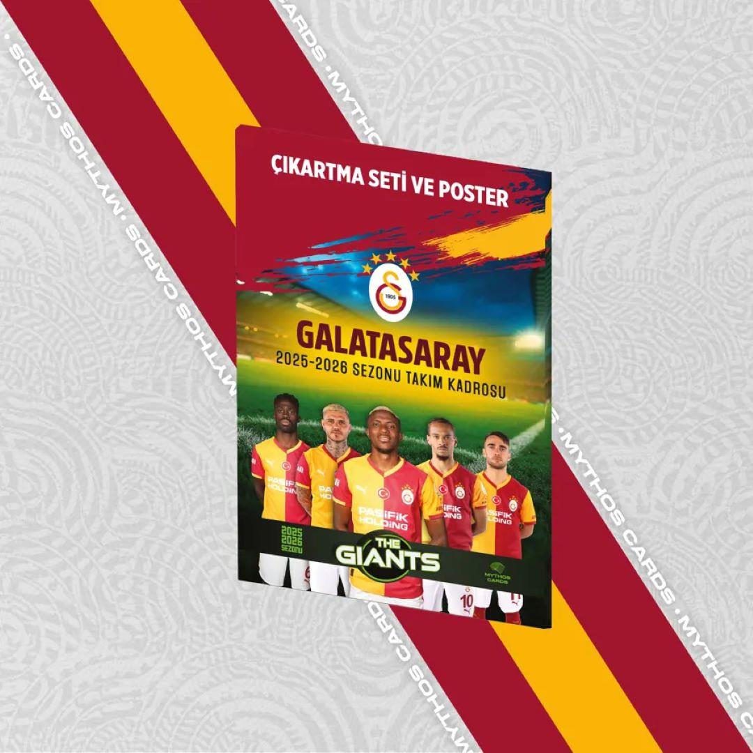 Galatasaray The Giants 2025/26 Sezonu Dev Poster Ve Çıkartma