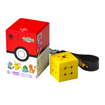 Gan Pokemon Pikachu Cube Yellow 3X3 Keychain
