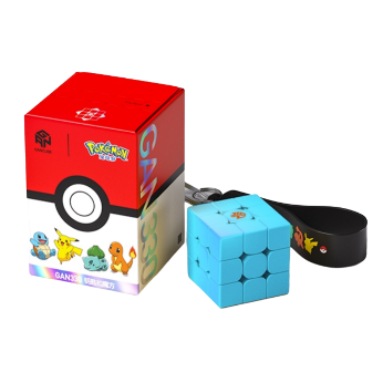 Gan Pokemon Squirtle Cube Blue 3X3 Keychain