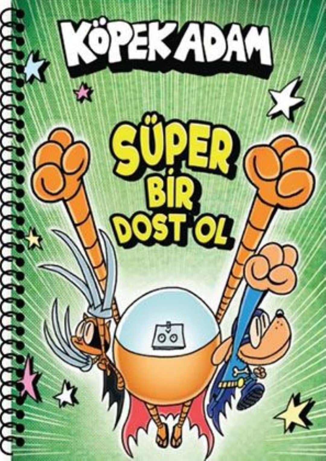 Köpek Adam Kareli Defter Süper Bir Dost Ol
