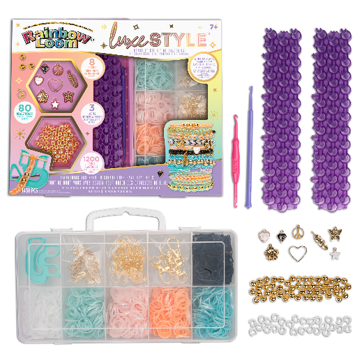 Lüks Tarz Bileklik Seti A0189 Rainbow Loom