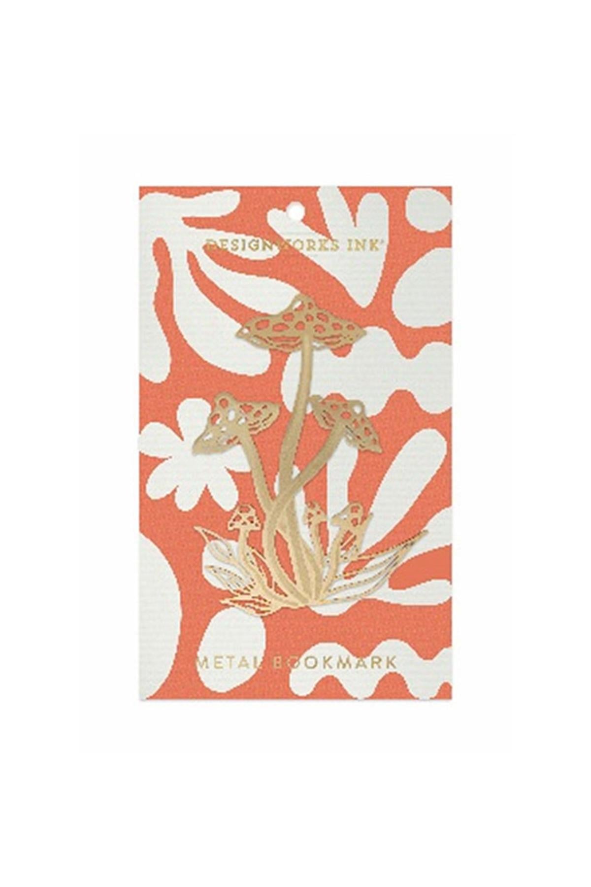 Metal Bookmark Mushroom - Metal Kitap Ayracı 14 Cm