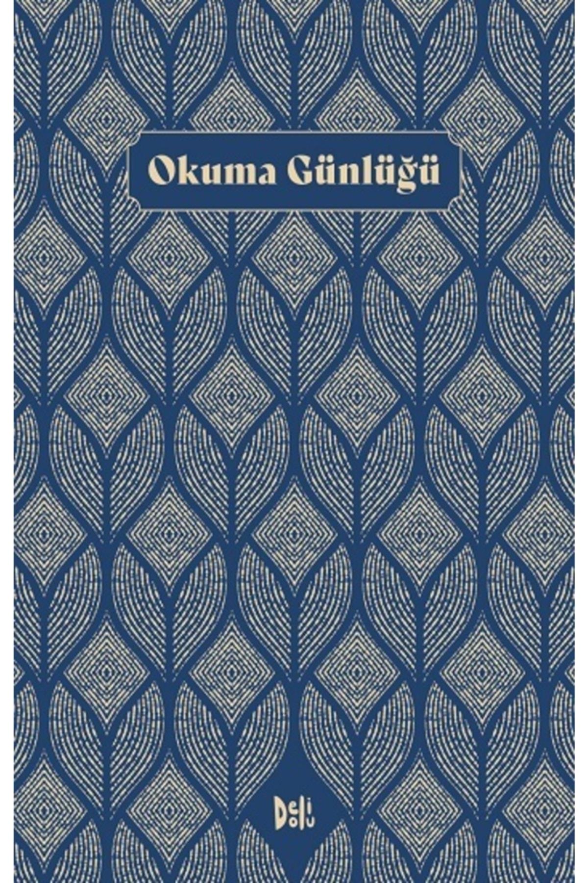 Okuma Günlüğü - Motifli - Lacivert (ciltli) - Kolektif