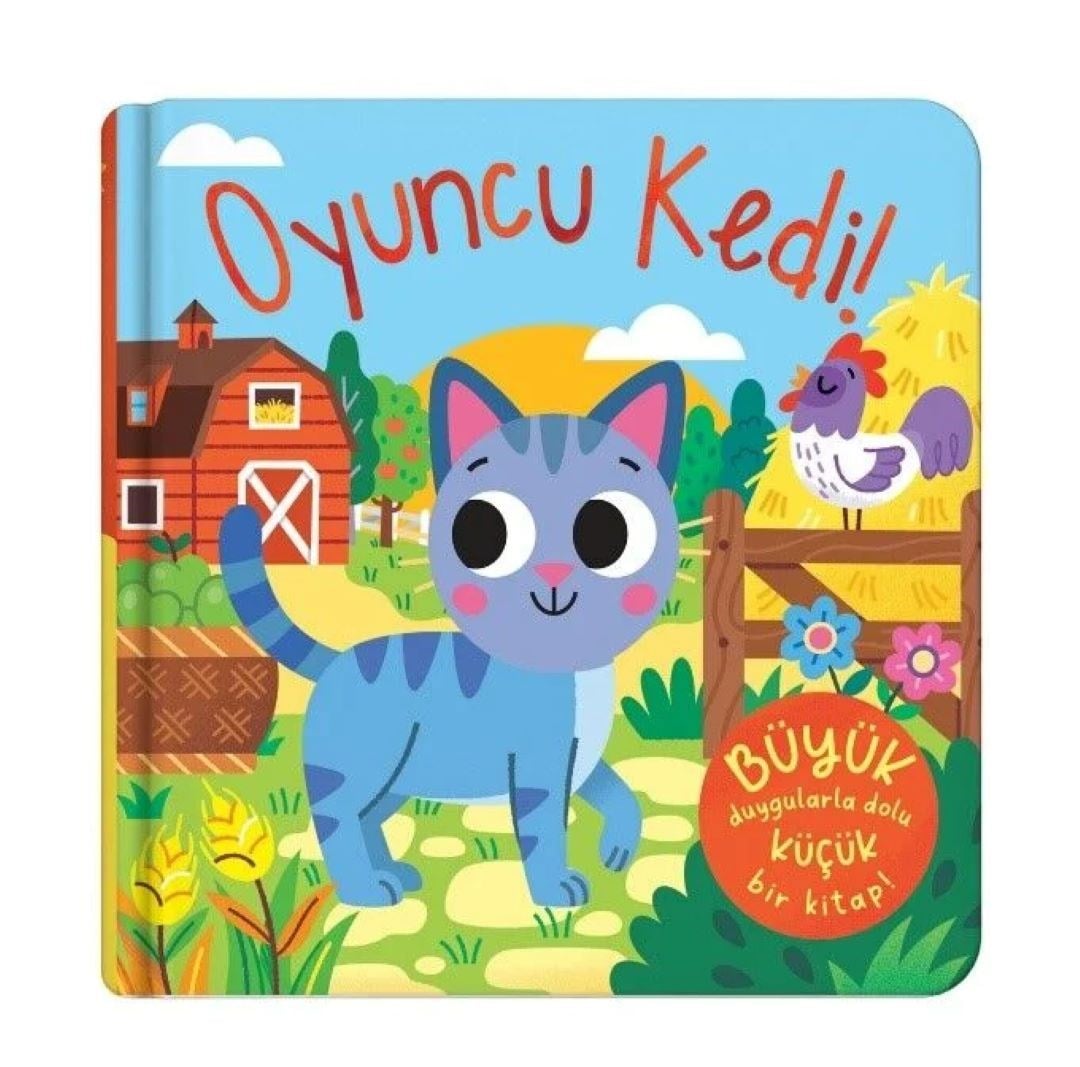 Parmak Kuklalı Kitap - Oyuncu Kedi (Ciltli)