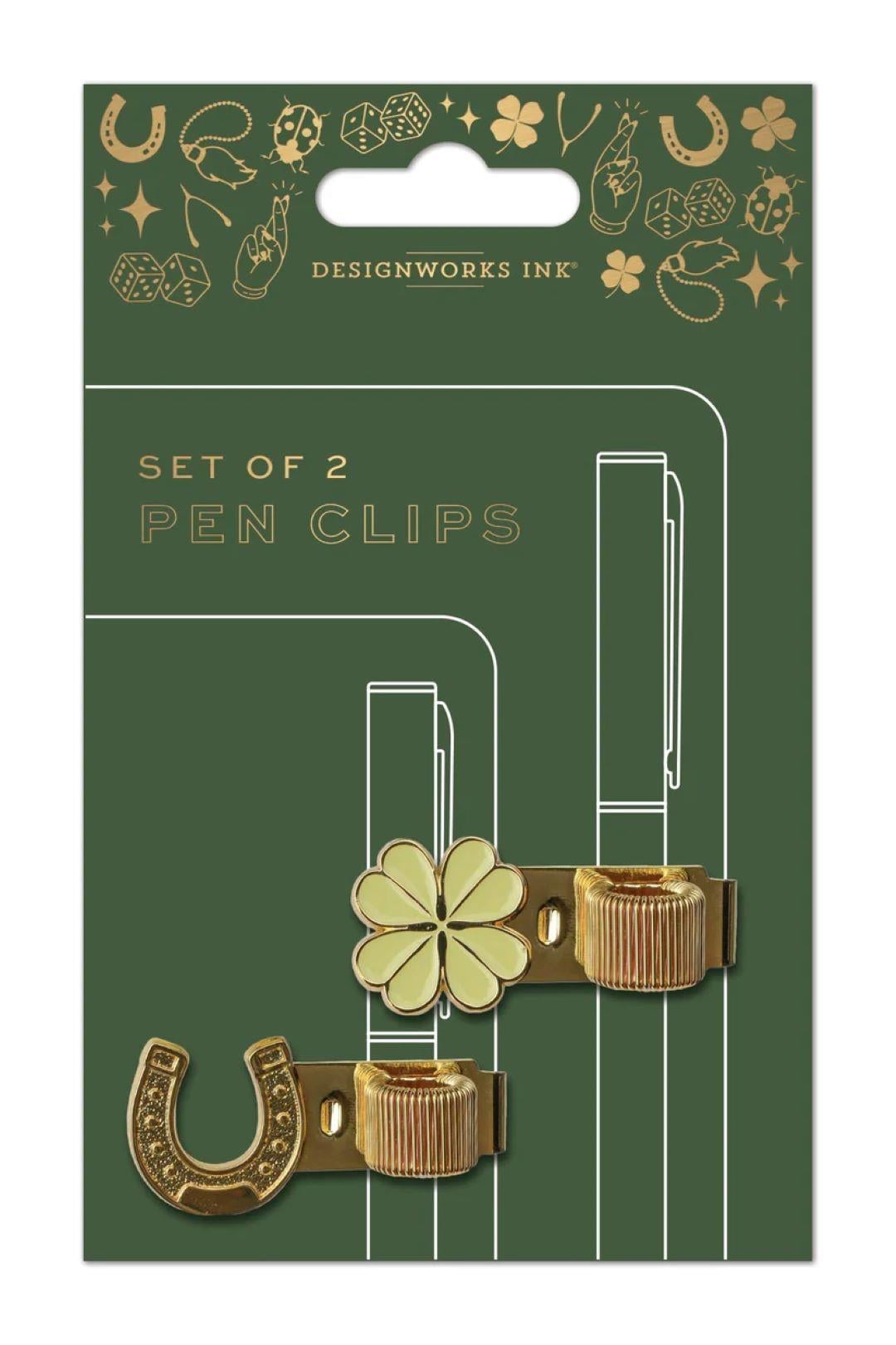 Pen Clips - Lucky Charms (Set Of 2) - Kitap İçin Kalem Klips