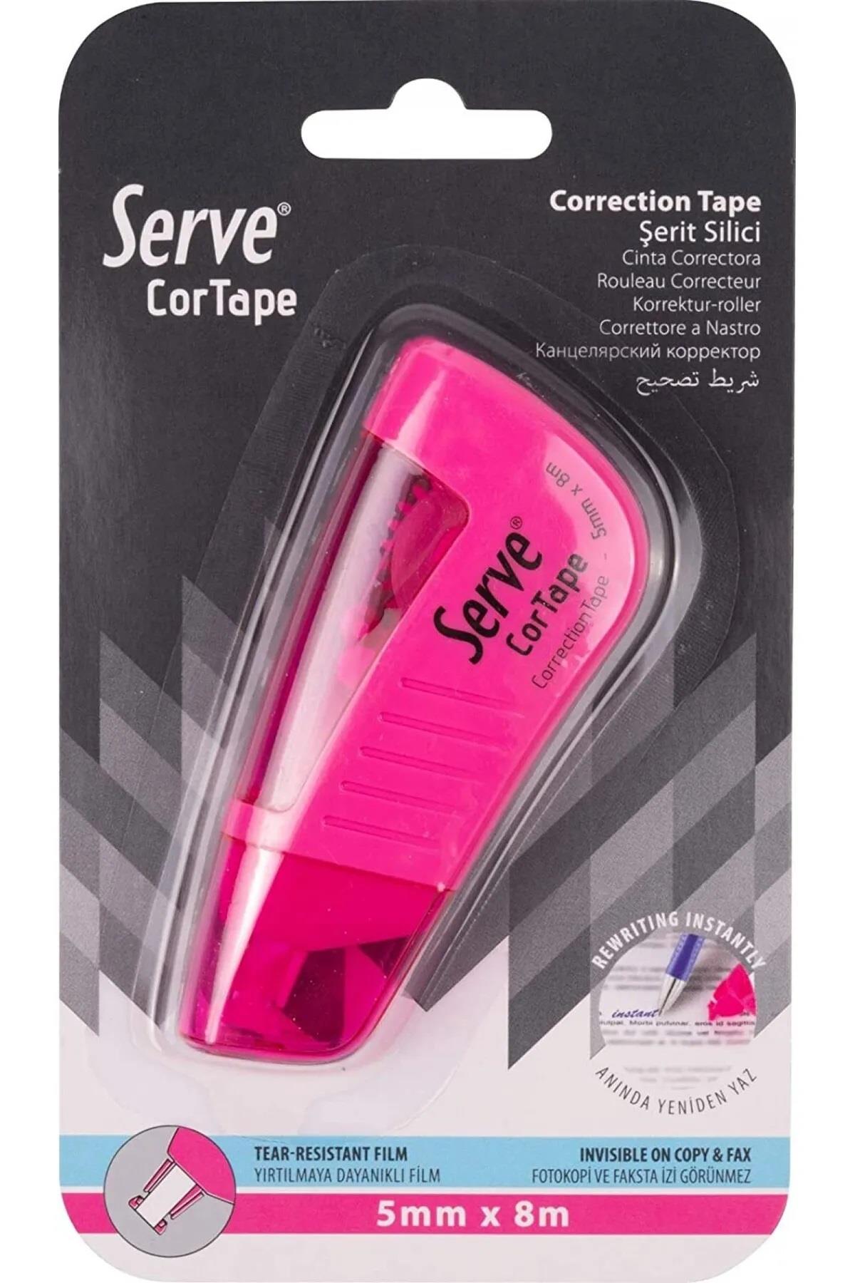 Serve Cortape 5mmx8mt Şerit Daksil Pembe