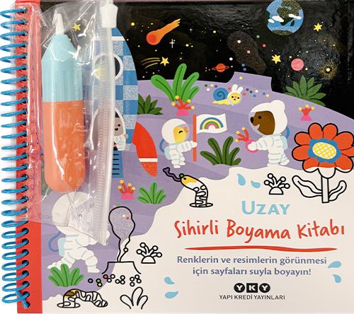 Sihirli Boyama Kitabı - Uzay (Ciltli)