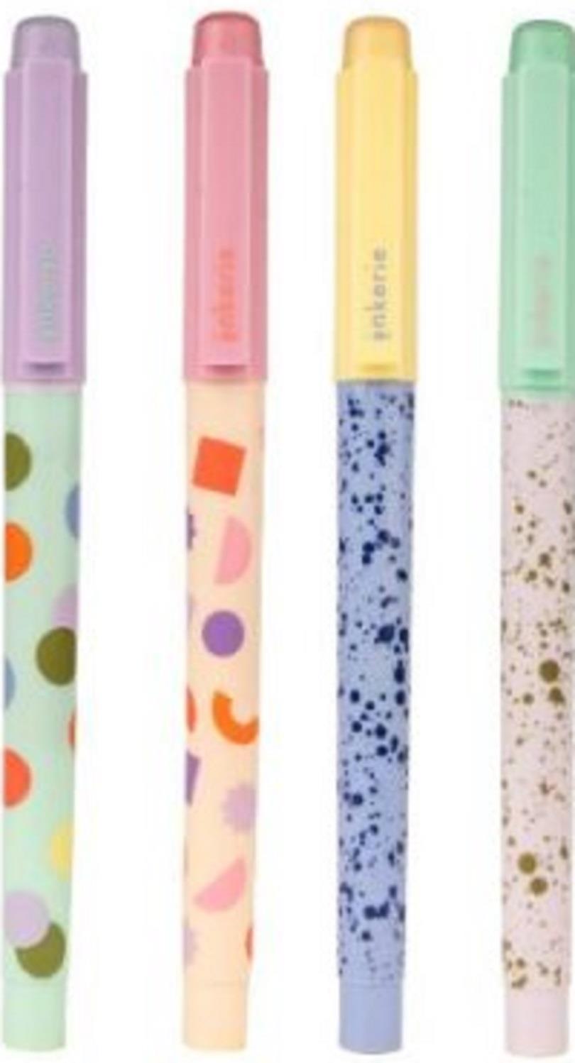 Silinebilir Fosforlu Kalem 4'lü Set
